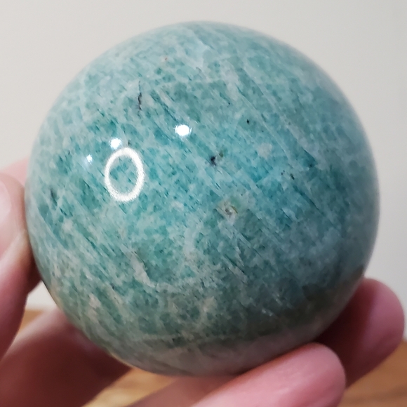 Amazonite Crystal Sphere 57mm - Picture 9 of 9